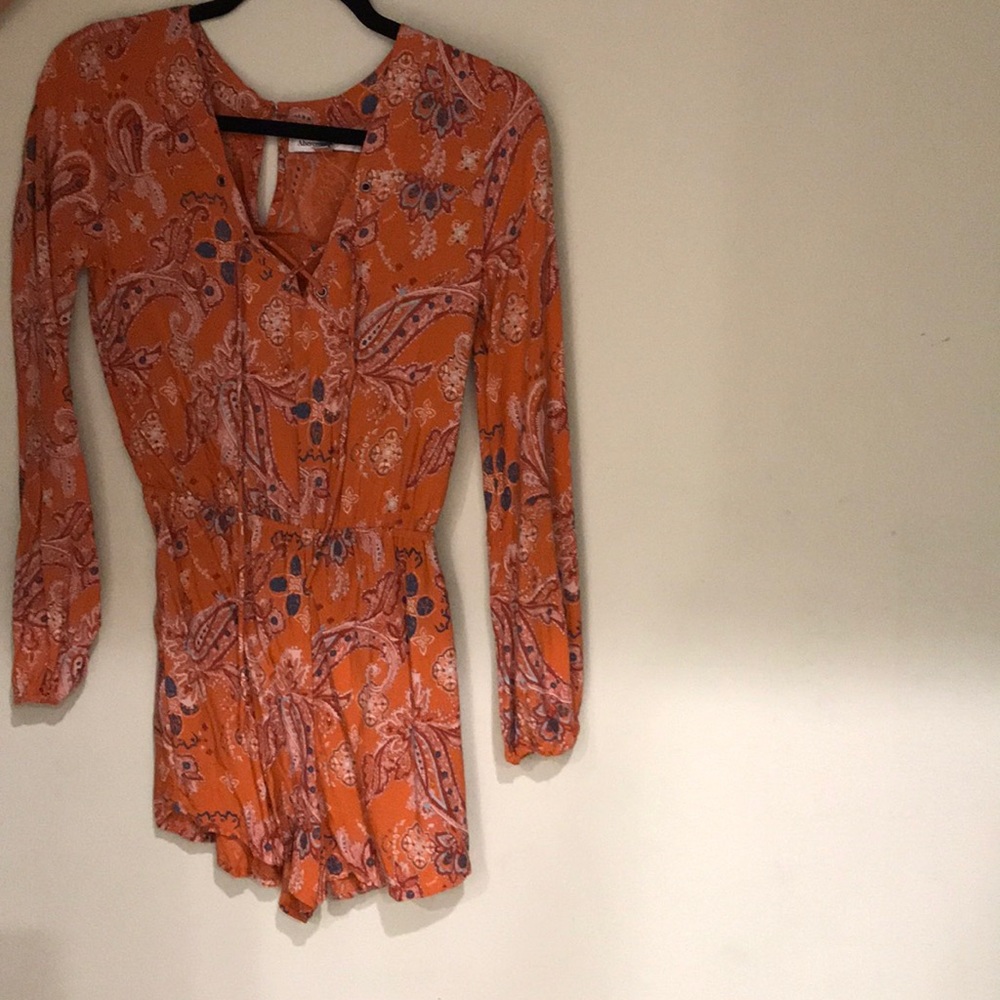 Long sleeve romper